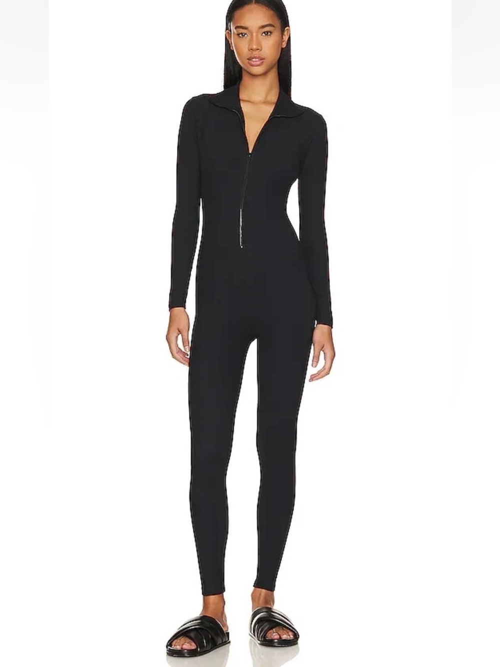 Year of Ours Black long sleeve Thermal Ski Onesie Sz S